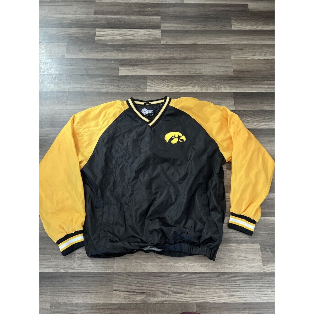 Iowa Hawkeyes Pullover Jacket‎ Windbreaker Men’s Large NCAA